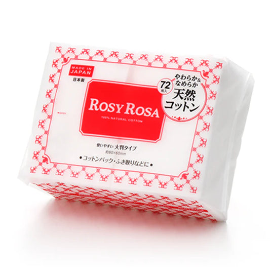 Rosy Rosa: 100% Natural Cotton Pads